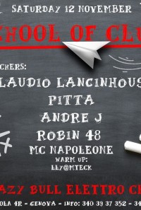 SCHOOL OF CLUB @ Crazy Bull Genova