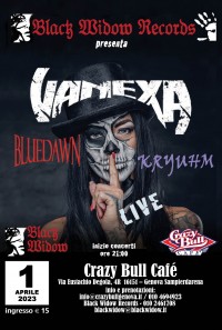 VANESSA+BLUEDOWN+KRYUHM@ LIVE CRAZY BULL GENOVA