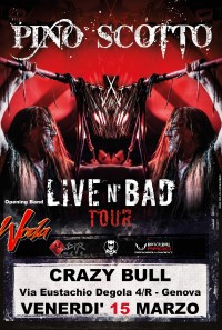 PINO SCOTTO Live CRAZY BULL GENOVA