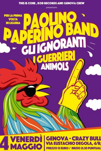 PAOLINO E PAPERINO BAND @ CRAZY BULL GENOVA