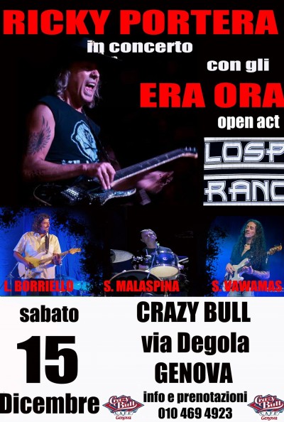 Ricky Portera live Crazy Bull