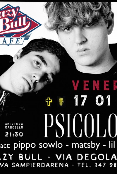 Psicologi Pippo Sowlo// Club Tour 2019 // Genova