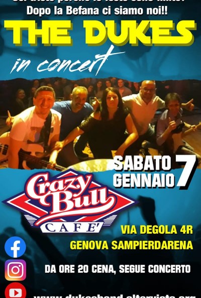 The Dukes live Crazy bull Genova