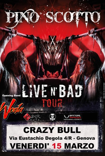 PINO SCOTTO Live CRAZY BULL GENOVA