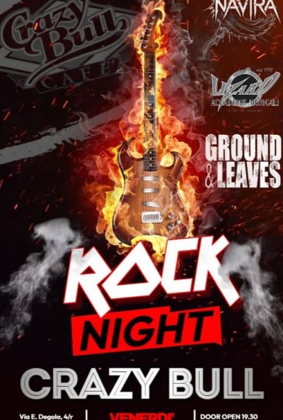 ROCK NIGHT LIVE CRAZY BULL GENOVA