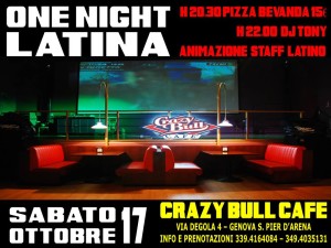 Crazy bull 17 Ottobre L