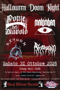 HALLOWEEN DOOM NIGHT @ Crazy Bull Genova