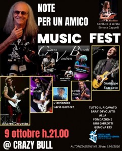  Serata in ricordo di Fulvio Cappanera @ Crazy Bull Genova