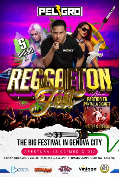 FESTIVAL RAEGGAETOON @ CRAZY BULL GENOVA