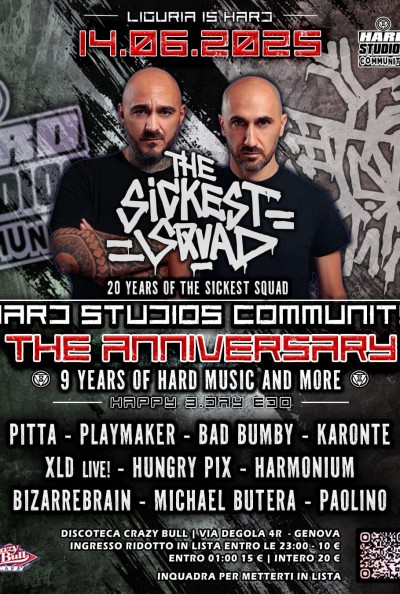 THE ANNIVERSARY live Crazy Bull Genova